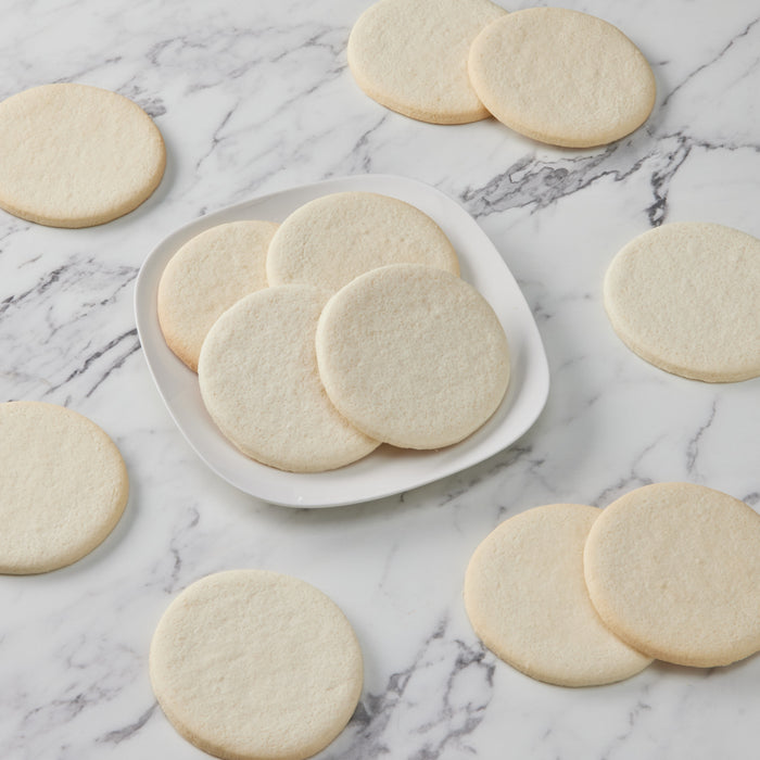 Uniced Classic Round Cookies