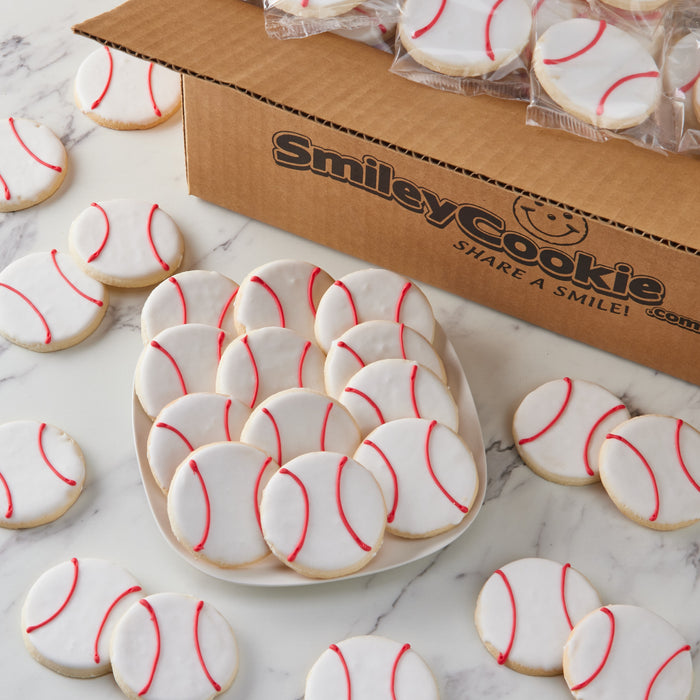 Mini Baseball Cookies
