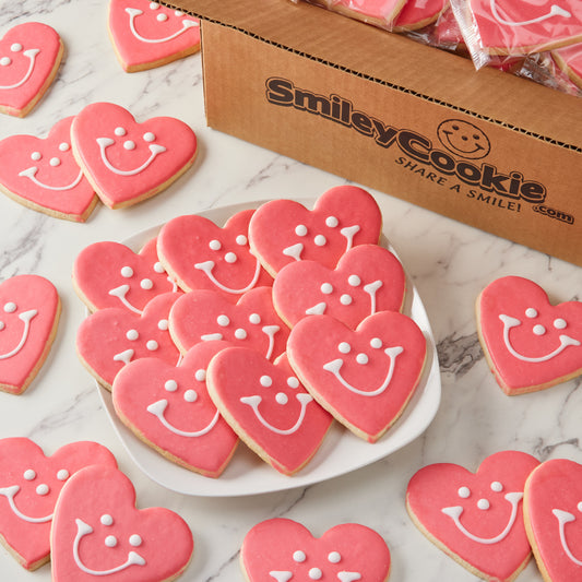 Smiley® Heart Cookies