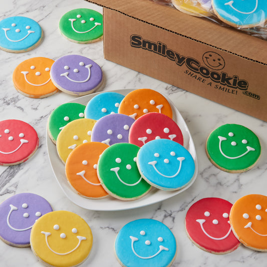 Rainbow Smiley® Cookies