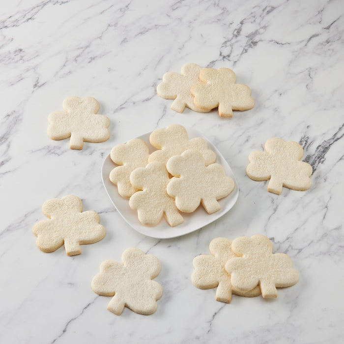 Uniced Shamrock Cookies