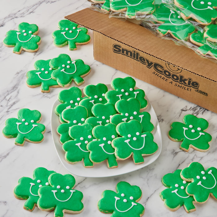 Shamrock Smiley® Cookies