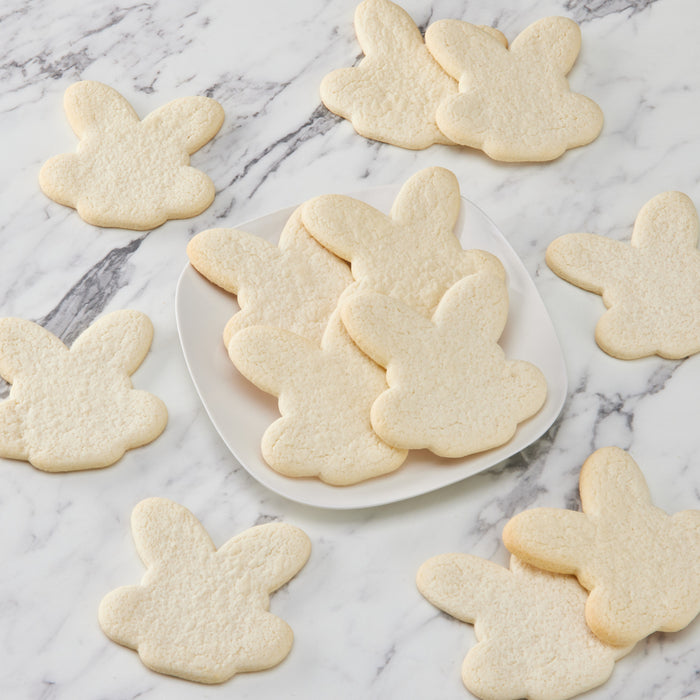 Uniced Bunny Cookies