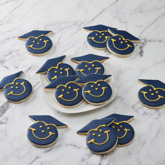 Create Your Own Custom Graduation Smiley® Cookies