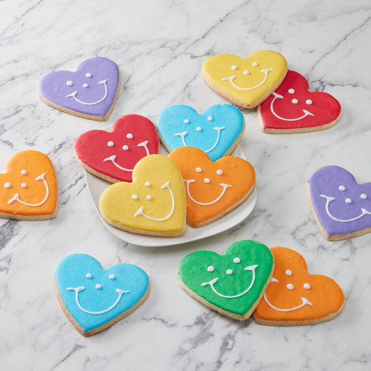 Create Your Own Custom Smiley® Heart Cookies