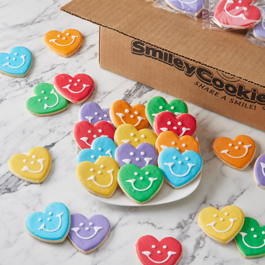 Create Your Own Custom Mini Smiley® Heart Cookies