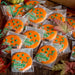2.5" Wrapped Mini Jack o Lantern Cookies - SmileyCookie.com individually wrapped, nut - free, and kosher cookies delivered to you!