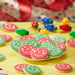 2.5" Wrapped Mini Red & Green Christmas Smiley Cookies - SmileyCookie.com individually wrapped, nut - free, and kosher cookies delivered to you!