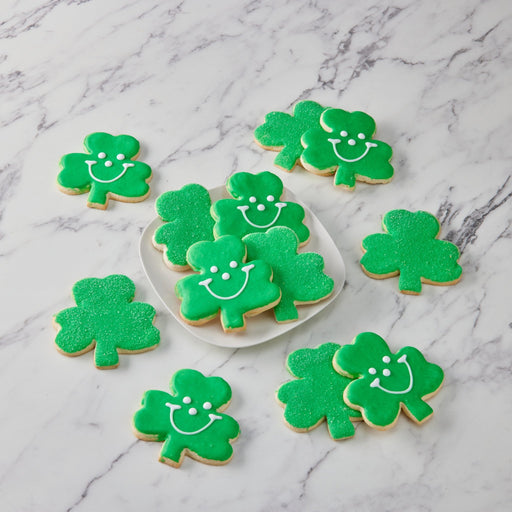 4" Shamrock Variety Pack - SmileyCookie.com individually wrapped, nut - free, and kosher cookies delivered to you!