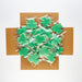 4" Wrapped Shamrock Smiley Cookies - SmileyCookie.com individually wrapped, nut - free, and kosher cookies delivered to you!