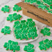 4" Wrapped Shamrock Smiley Cookies - SmileyCookie.com individually wrapped, nut - free, and kosher cookies delivered to you!