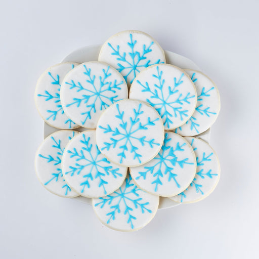 4" Wrapped Snowflake Cookies - SmileyCookie.com individually wrapped, nut - free, and kosher cookies delivered to you!