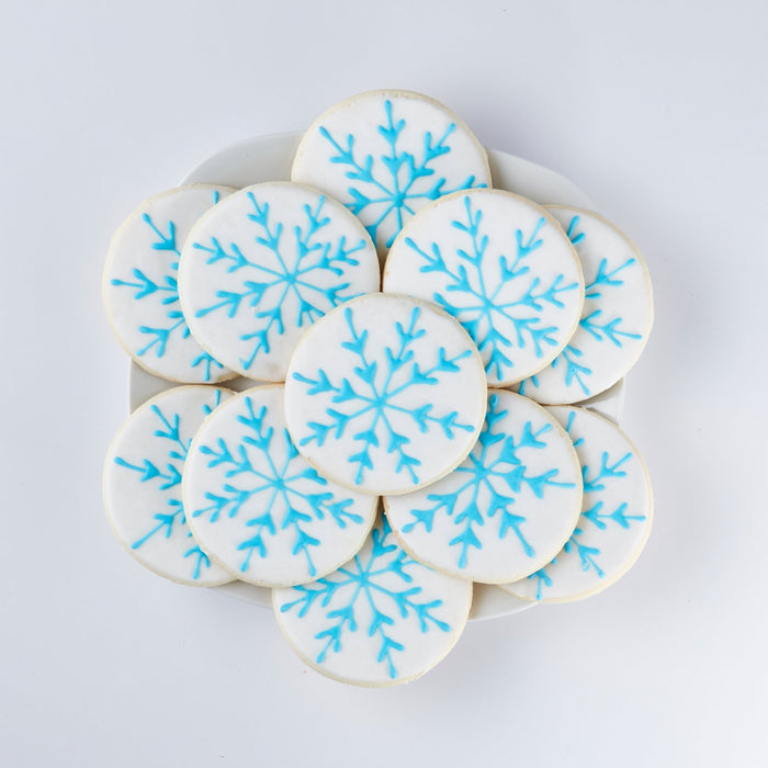 4" Wrapped Snowflake Cookies - SmileyCookie.com individually wrapped, nut - free, and kosher cookies delivered to you!
