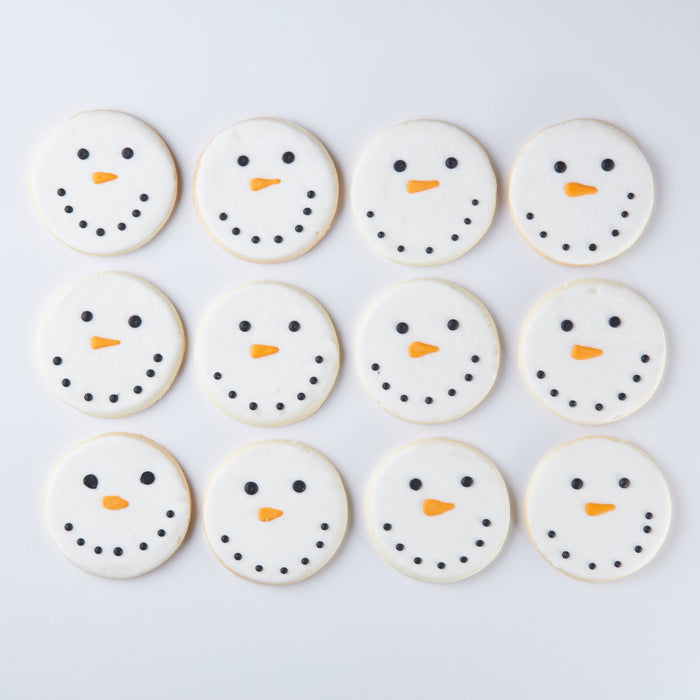4" Wrapped Snowman Cookies - SmileyCookie.com individually wrapped, nut - free, and kosher cookies delivered to you!