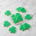 4" Wrapped Sparkle Shamrock Cookies - SmileyCookie.com individually wrapped, nut - free, and kosher cookies delivered to you!