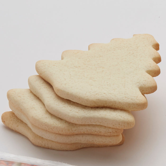 4" Wrapped Uniced Christmas Tree Cookies - SmileyCookie.com individually wrapped, nut - free, and kosher cookies delivered to you!