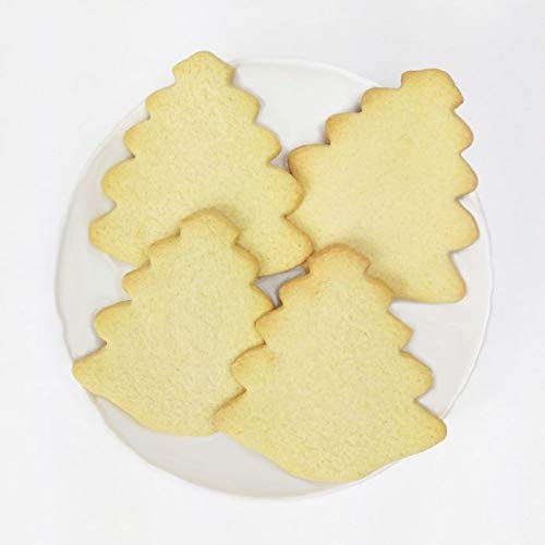 Uniced Christmas Tree Cookie