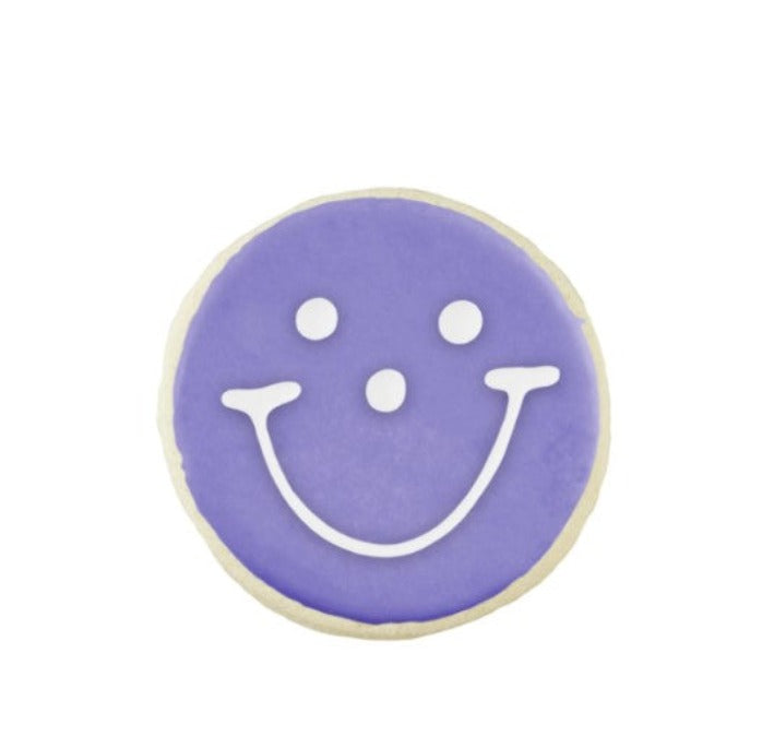 Purple Mini Smiley Cookies