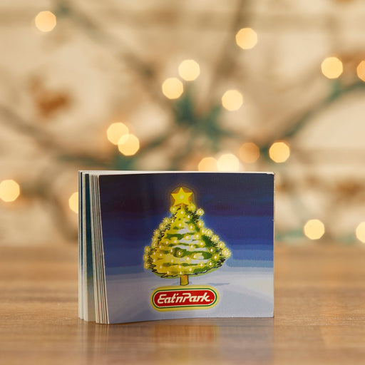 Christmas Star Flip Book - SmileyCookie.com individually wrapped, nut - free, and kosher cookies delivered to you!
