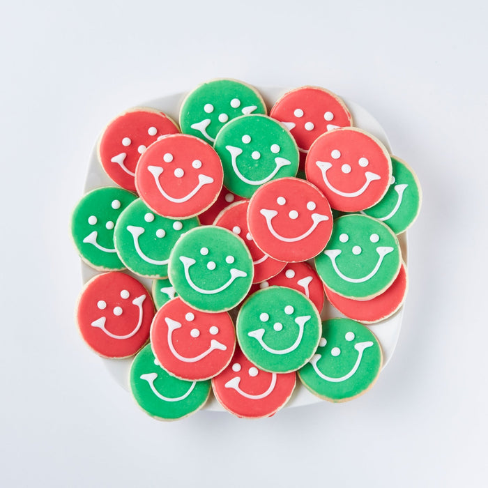 Christmas Treat Tower - SmileyCookie.com individually wrapped, nut - free, and kosher cookies delivered to you!