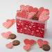 Cupid's Arrow Deluxe Valentine's Gift Basket - SmileyCookie.com individually wrapped, nut - free, and kosher cookies delivered to you!