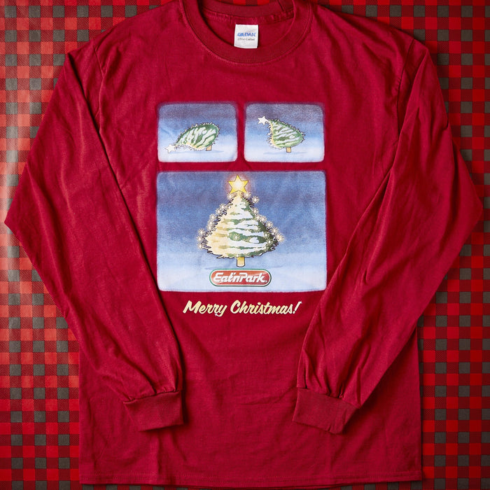 Eat'n Park Christmas Star Commercial Unisex Long - Sleeve Tee - SmileyCookie.com individually wrapped, nut - free, and kosher cookies delivered to you!