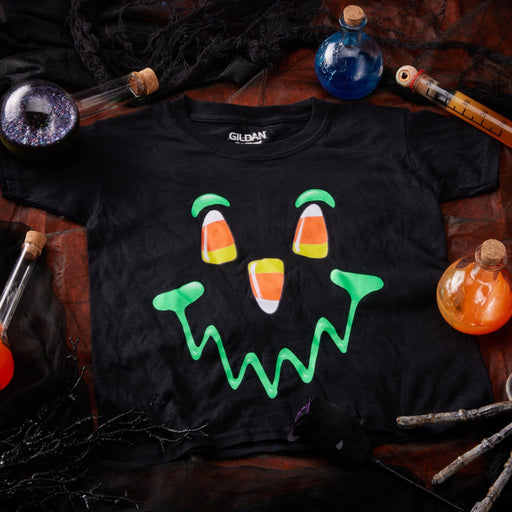 Kids Glow In The Dark Jack - O - Lantern T-Shirt - SmileyCookie.com individually wrapped, nut - free, and kosher cookies delivered to you!