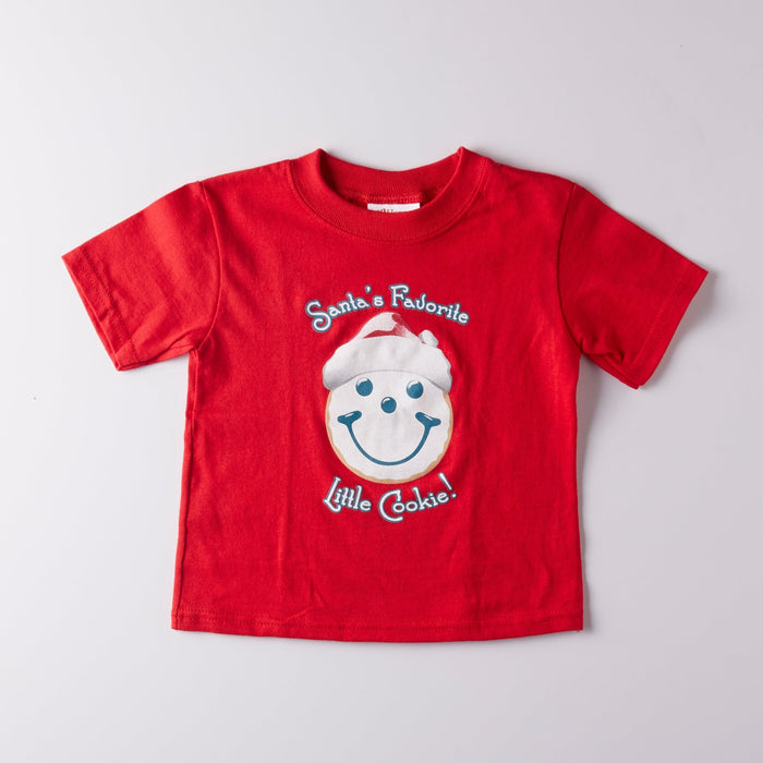 Santa's Favorite Little Helper Toddler Tee - SmileyCookie.com individually wrapped, nut - free, and kosher cookies delivered to you!