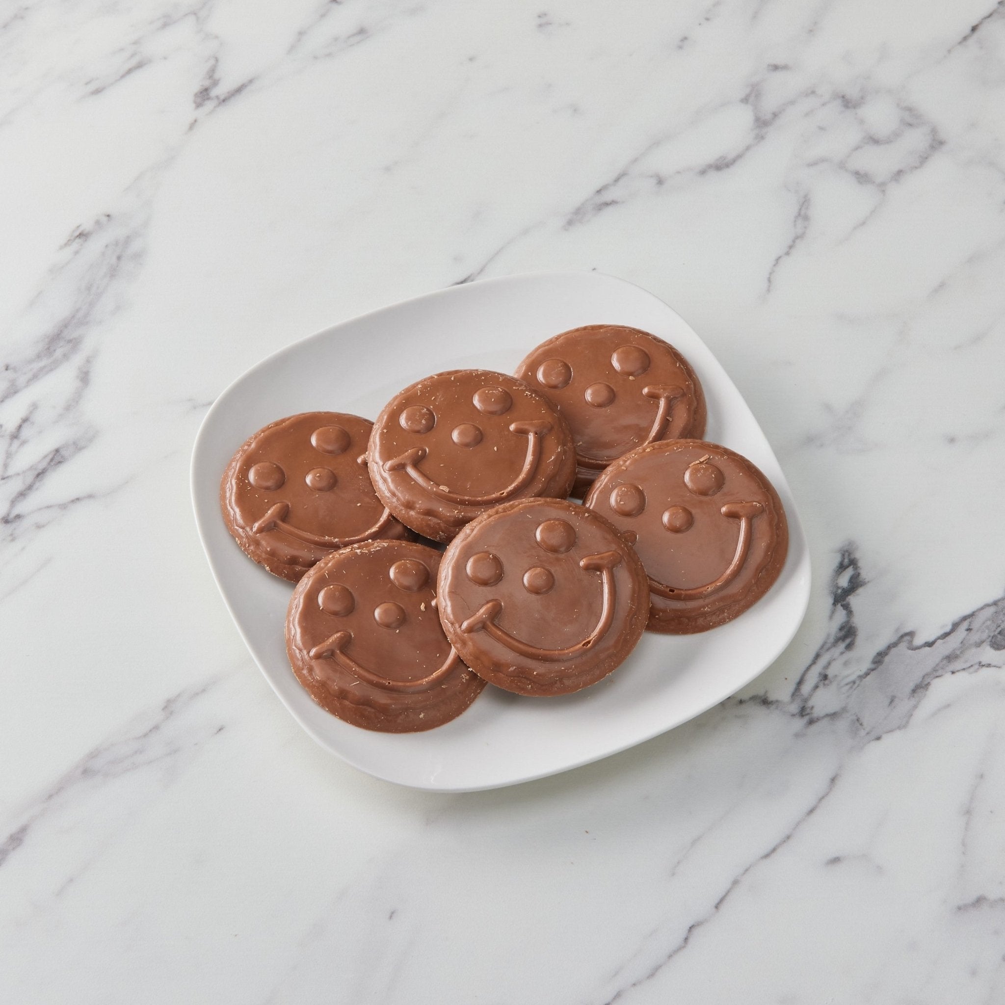 Sarris Chocolate Smileys  - SmileyCookie.com individually wrapped, nut - free, and kosher cookies delivered to you!