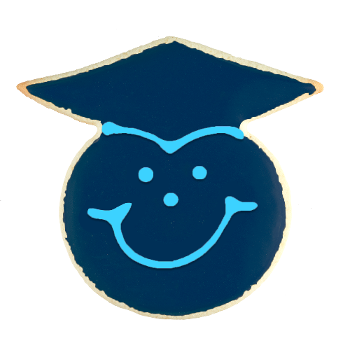 Create Your Own Custom Graduation Smiley Cookies - Customer's Product with price 1.70 ID mYPXAeq6WlKMNLMk4BWgtlcH