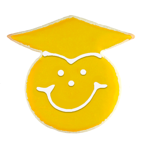 Create Your Own Custom Graduation Smiley Cookies - Customer's Product with price 1.70 ID gIMHEb6q3b7JGAiY6S5T0qZb