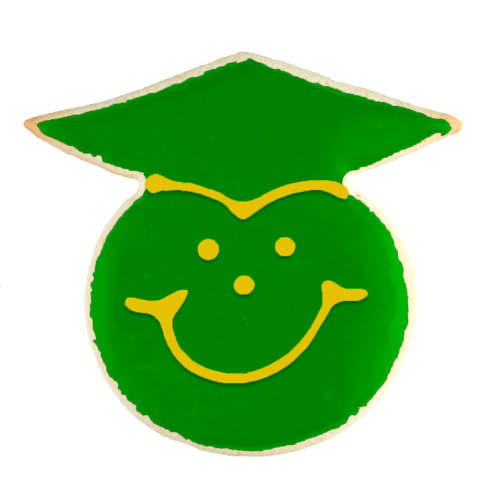 Create Your Own Custom Graduation Smiley Cookies - Customer's Product with price 1.60 ID jdTgIk_P4rnbHqGKaxKou3OC