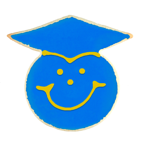 Create Your Own Custom Graduation Smiley Cookies - Customer's Product with price 1.70 ID EjtBBmZuMP8Z07HgWZasBF8h